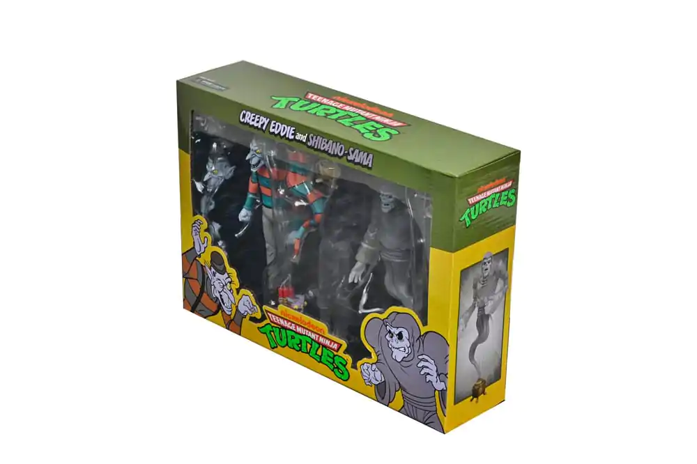Teenage Mutant Ninja Turtles: Saturday Morning Adventures akcijska figura, set dveh figur Creepy Eddie & Shibano-Sama 17 cm fotografija izdelka