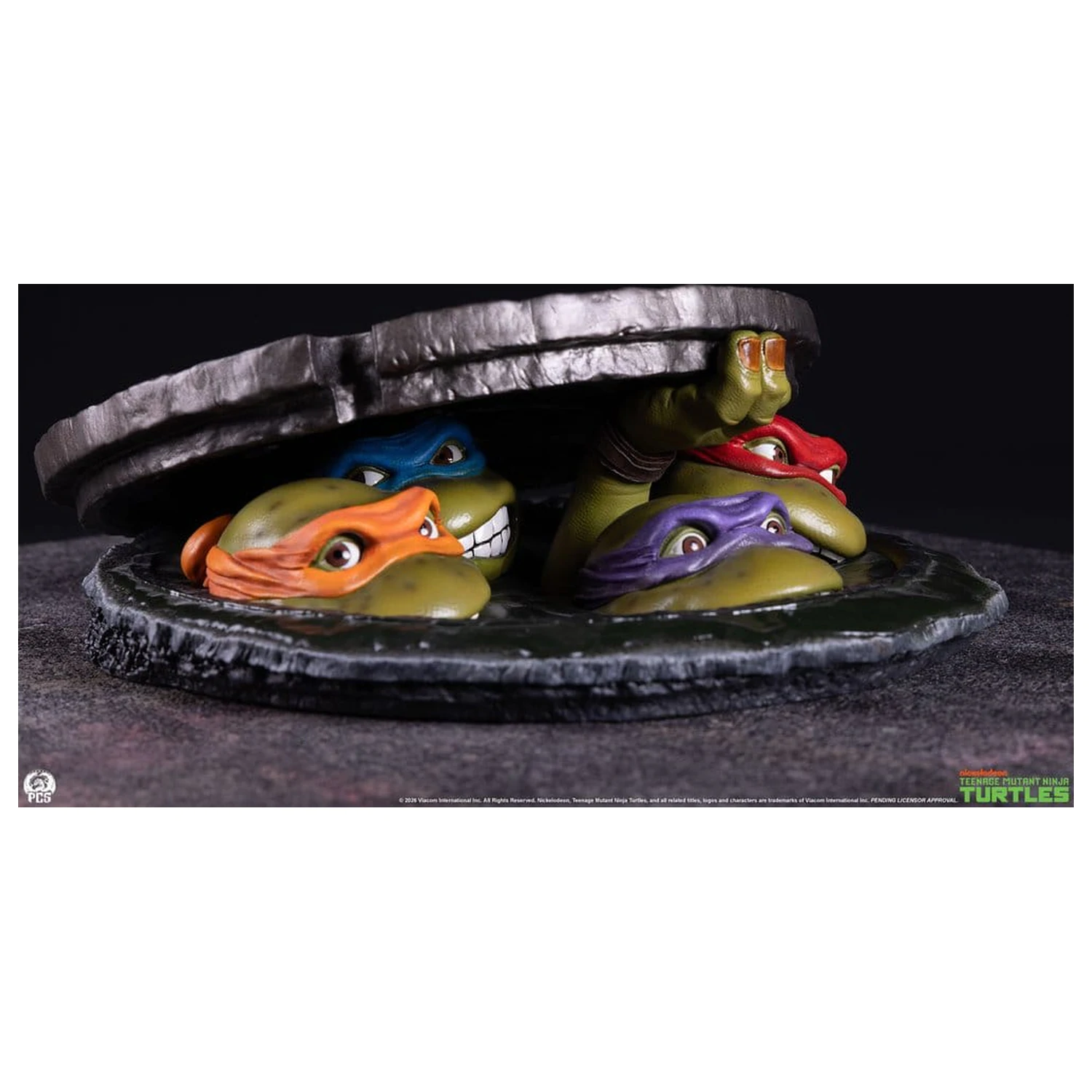 Teenage Mutant Ninja Turtles namizni 1/4 Underground 11 cm fotografija izdelka