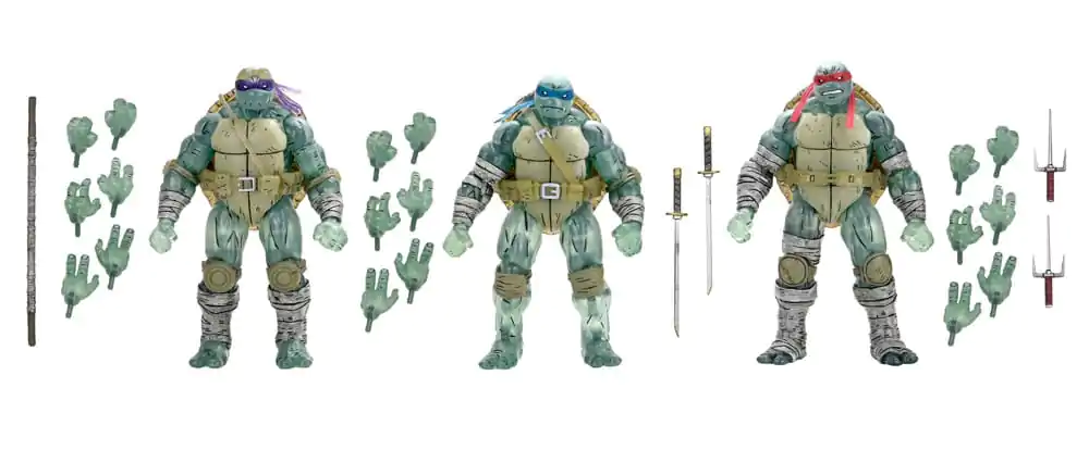 Teenage Mutant Ninja Turtles (The Last Ronin) Akcijska figura 3-Pack Ghost Brothers 18 cm fotografija izdelka