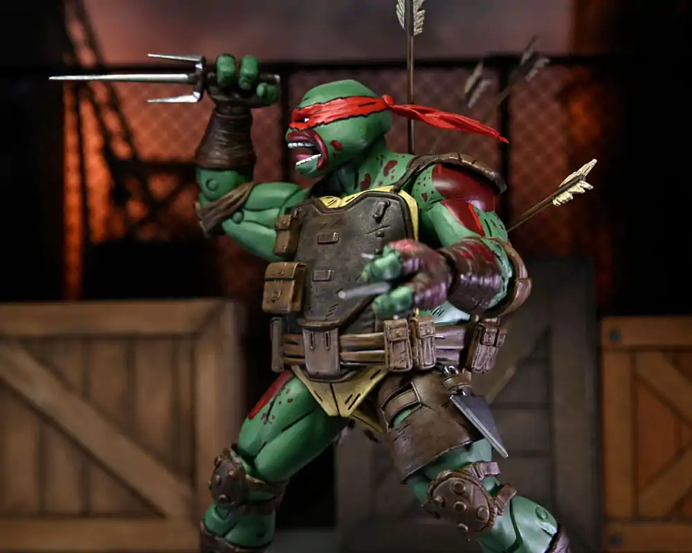 Teenage Mutant Ninja Turtles The Last Ronin Akcijska figura Ultimate First to Fall Raphael 18 cm fotografija izdelka