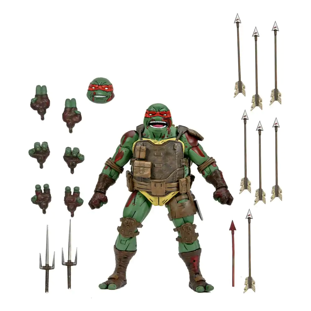 Teenage Mutant Ninja Turtles The Last Ronin Akcijska figura Ultimate First to Fall Raphael 18 cm fotografija izdelka