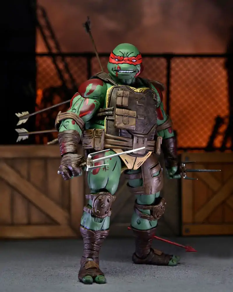 Teenage Mutant Ninja Turtles The Last Ronin Akcijska figura Ultimate First to Fall Raphael 18 cm fotografija izdelka