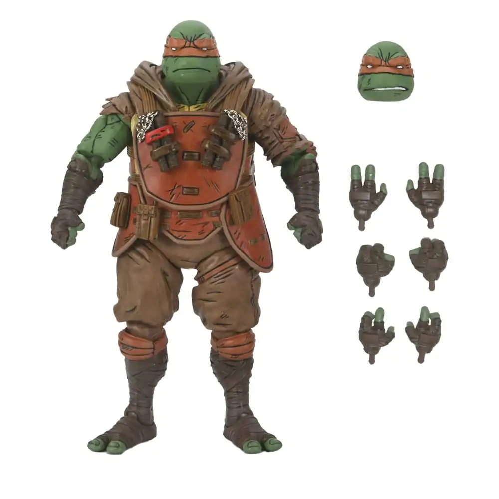 Teenage Mutant Ninja Turtles (The Last Ronin) Akcijska figura Ultimate Flashback Michelangelo 18 cm fotografija izdelka