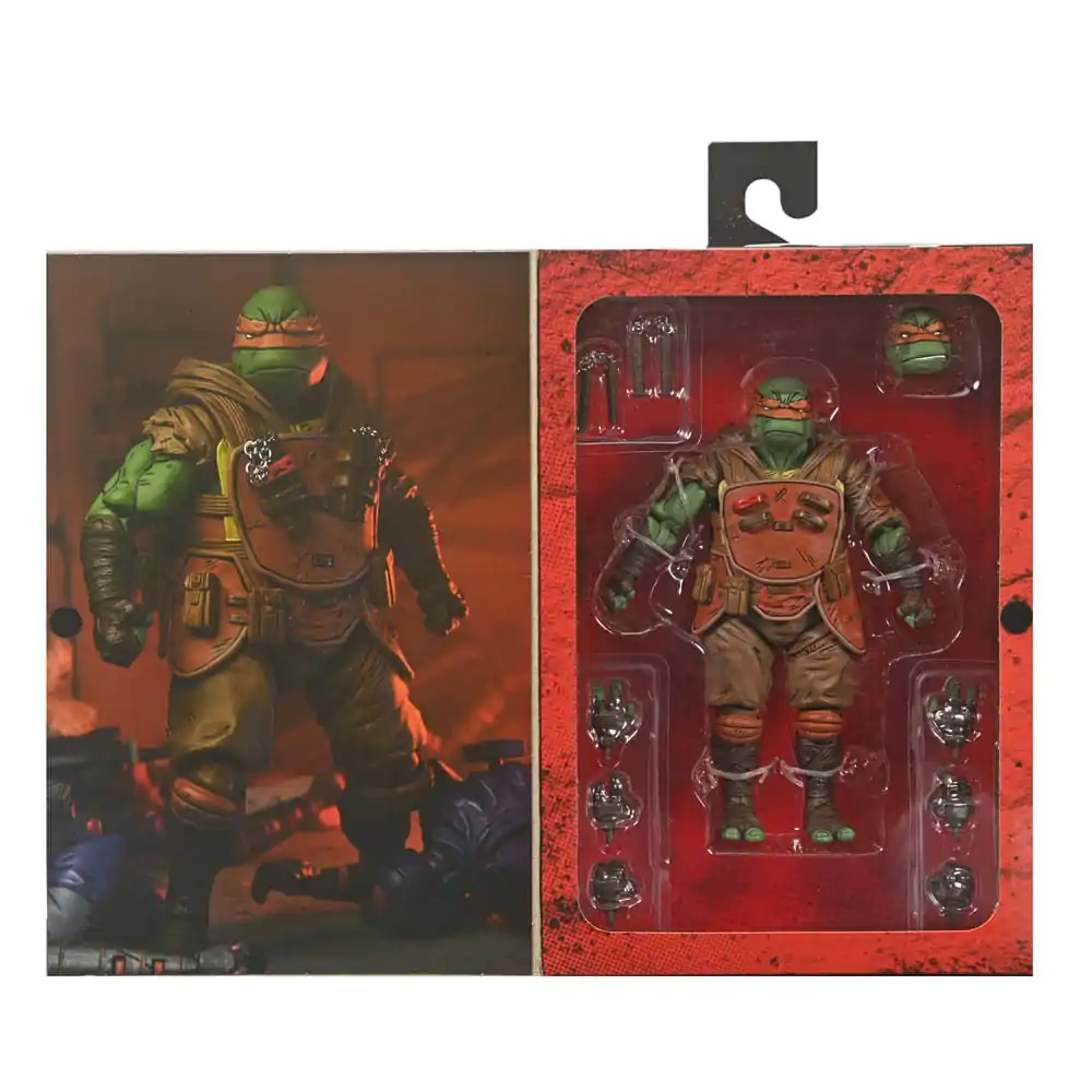 Teenage Mutant Ninja Turtles (The Last Ronin) Akcijska figura Ultimate Flashback Michelangelo 18 cm fotografija izdelka