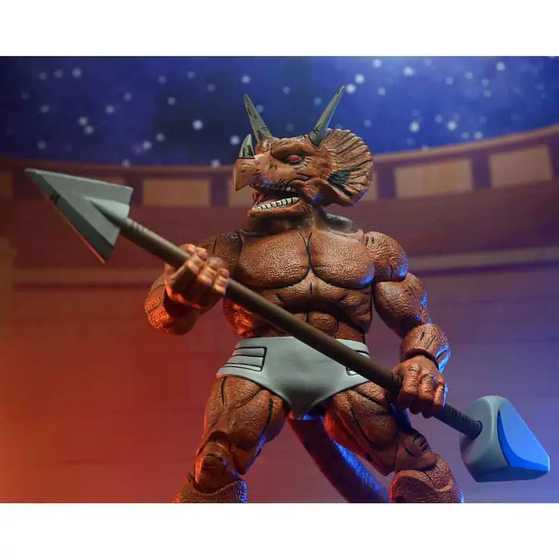 Teenage Mutant Ninja Turtles Triceraton Gladiator figura 18 cm fotografija izdelka