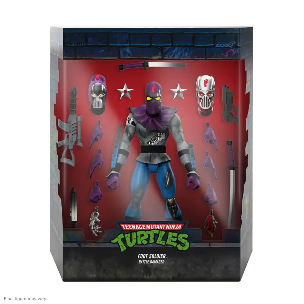 Teenage Mutant Ninja Turtles Ultimates Akcijska Figura Pešak Vojak (Battle Damaged) 18 cm fotografija izdelka