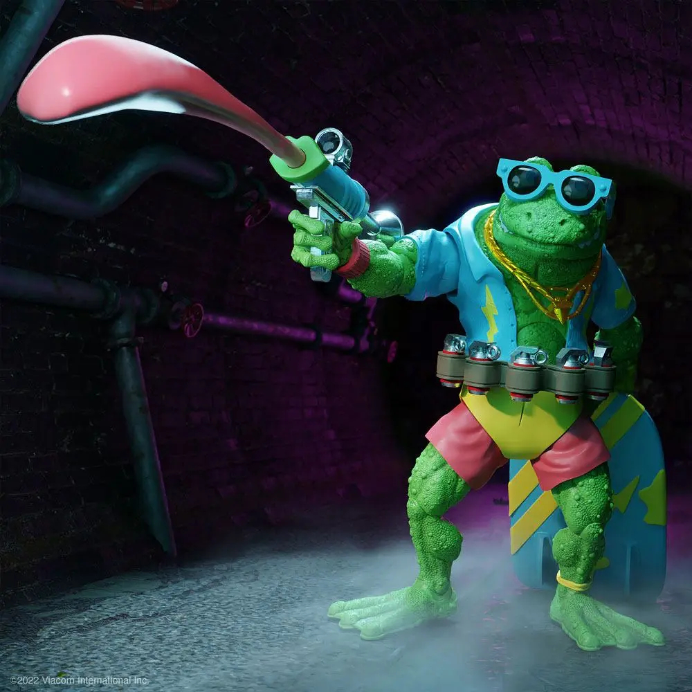 Teenage Mutant Ninja Turtles Ultimates Akcijska figura Genghis Frog 18 cm fotografija izdelka