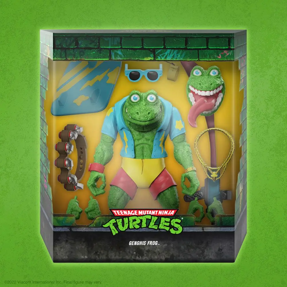 Teenage Mutant Ninja Turtles Ultimates Akcijska figura Genghis Frog 18 cm fotografija izdelka