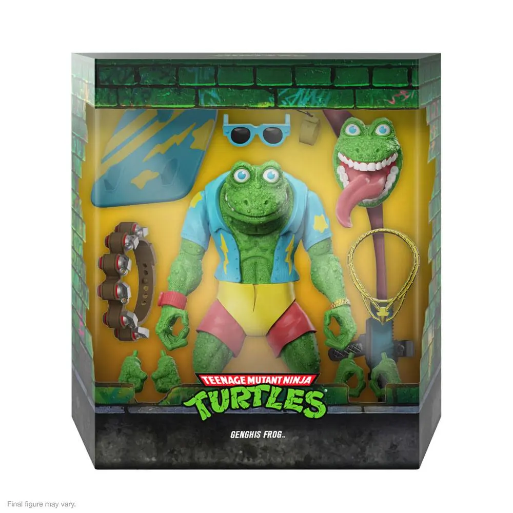 Teenage Mutant Ninja Turtles Ultimates Akcijska figura Genghis Frog 18 cm fotografija izdelka