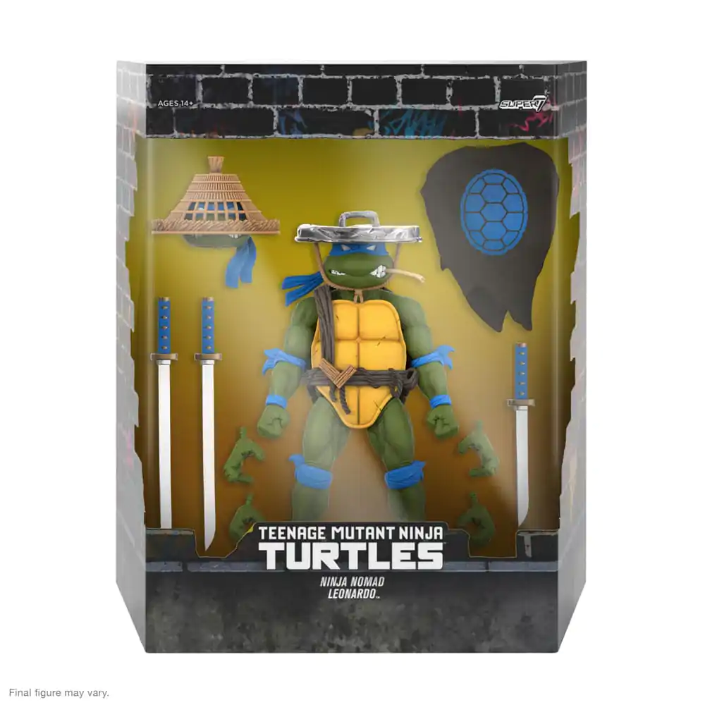 Teenage Mutant Ninja Turtles Ultimates Akcijska Figura Ninja Nomad Leonardo 18 cm fotografija izdelka