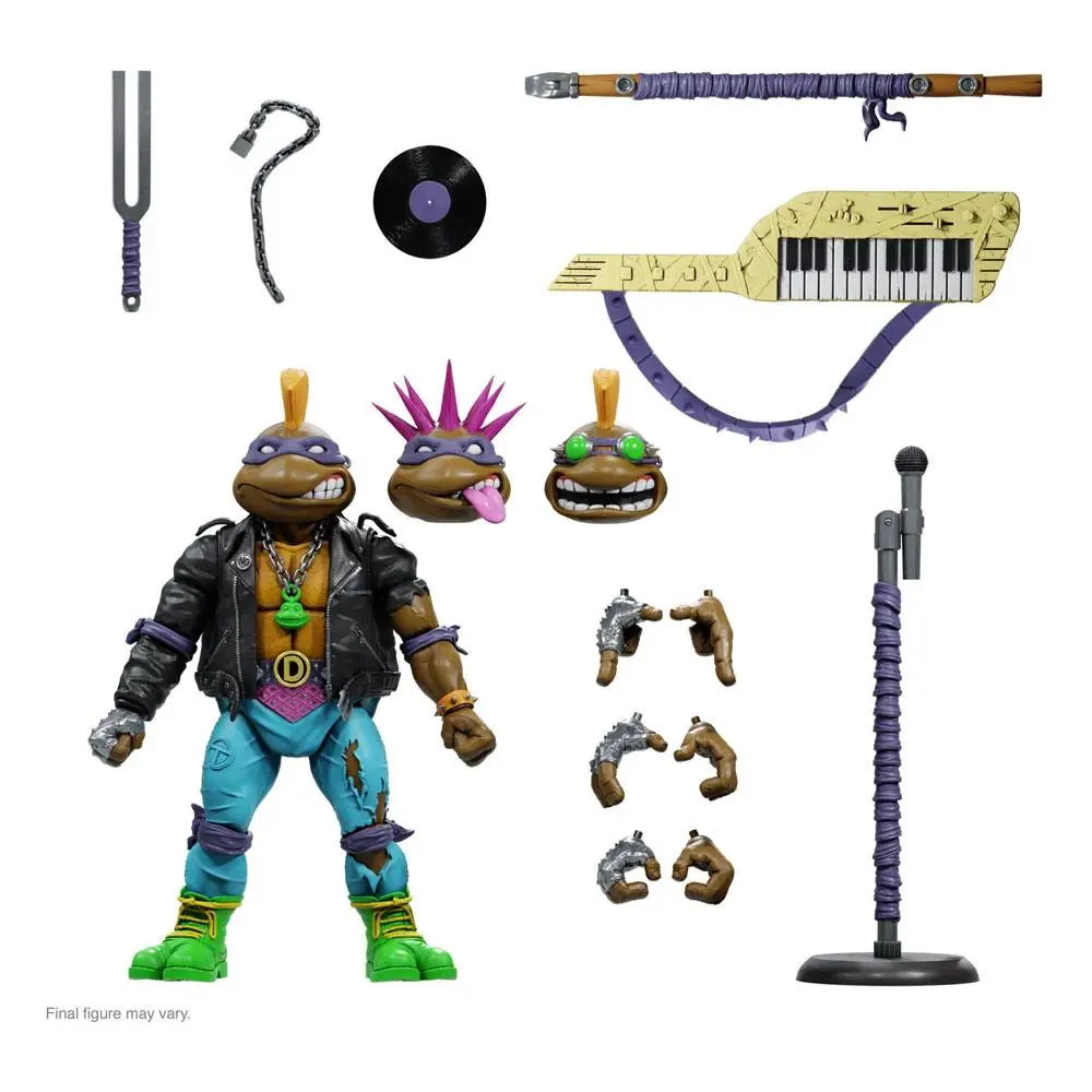 Teenage Mutant Ninja Turtles Ultimates Akcijska figura Punker Donatello 18 cm fotografija izdelka