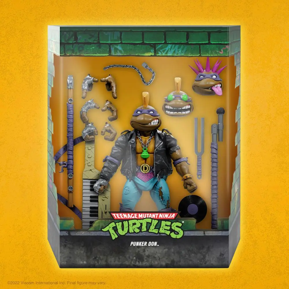 Teenage Mutant Ninja Turtles Ultimates Akcijska figura Punker Donatello 18 cm fotografija izdelka