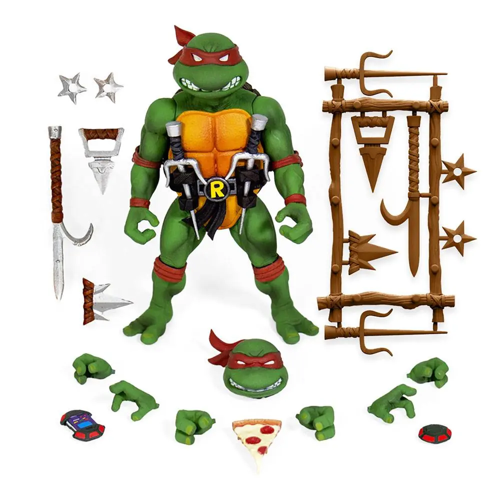 Teenage Mutant Ninja Turtles Ultimates Akcijska Figura Raphael Version 2 18 cm fotografija izdelka