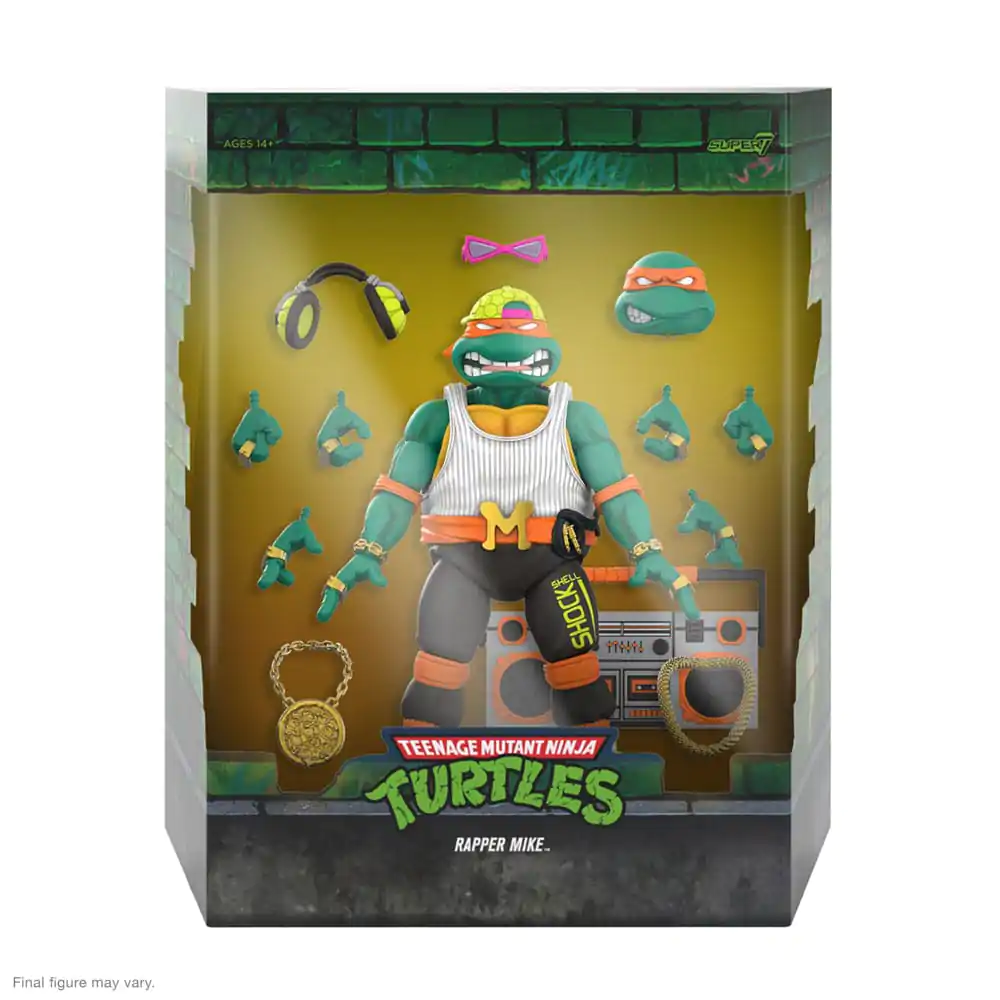 Teenage Mutant Ninja Turtles Ultimates akcijska figura Rappin' Mike 18 cm fotografija izdelka