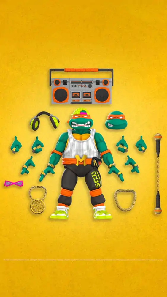 Teenage Mutant Ninja Turtles Ultimates akcijska figura Rappin' Mike 18 cm fotografija izdelka