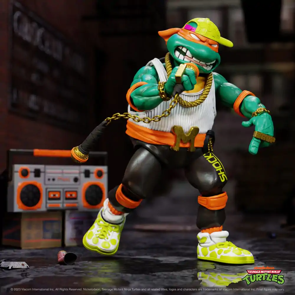 Teenage Mutant Ninja Turtles Ultimates akcijska figura Rappin' Mike 18 cm fotografija izdelka