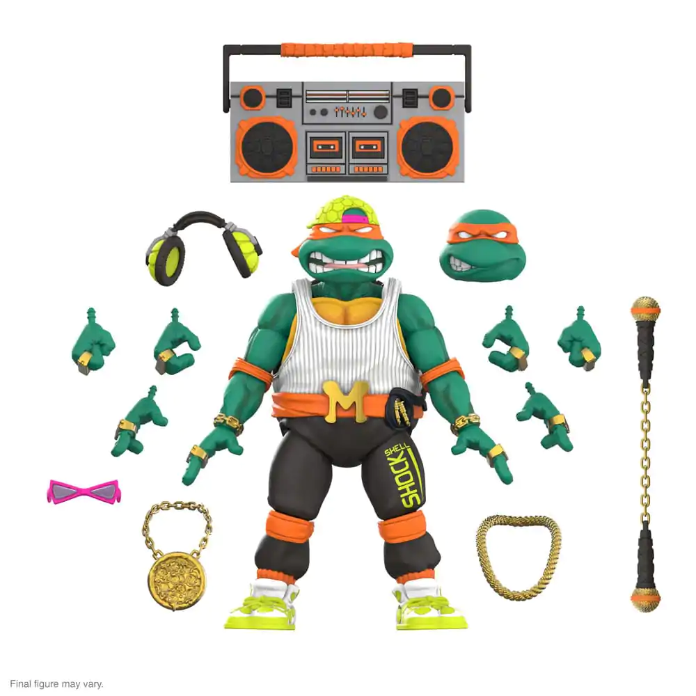 Teenage Mutant Ninja Turtles Ultimates akcijska figura Rappin' Mike 18 cm fotografija izdelka