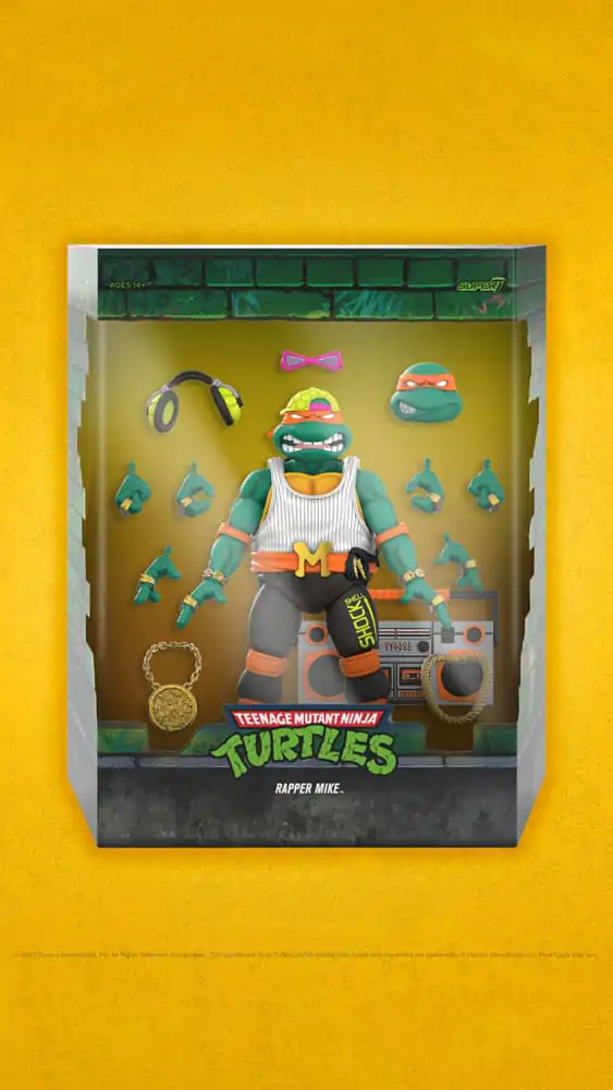 Teenage Mutant Ninja Turtles Ultimates akcijska figura Rappin' Mike 18 cm fotografija izdelka