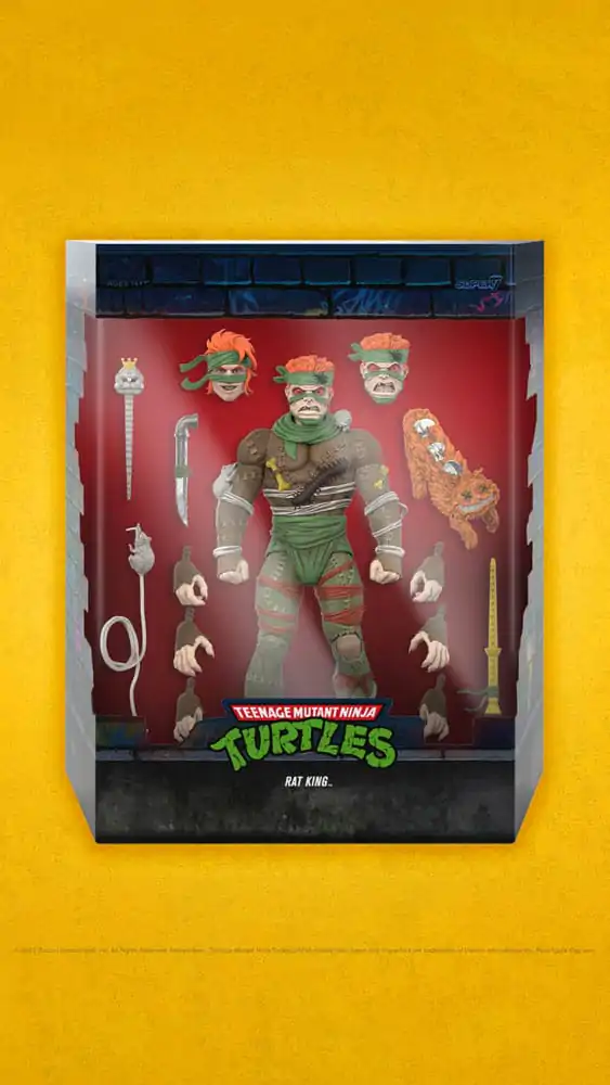 Teenage Mutant Ninja Turtles Ultimates Akcijska figura Kralj podgan 18 cm fotografija izdelka