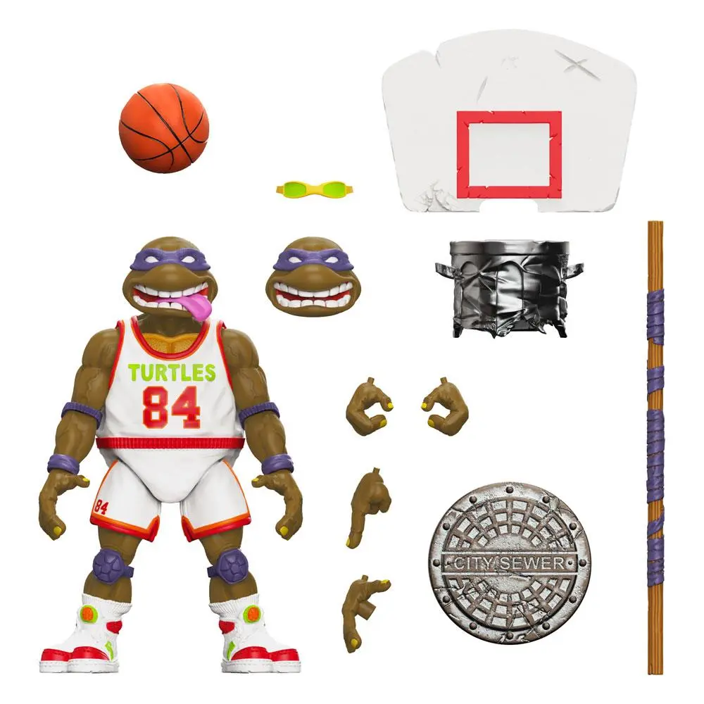 Teenage Mutant Ninja Turtles Ultimates Akcijska figura Slam Dunkin' Don 18 cm fotografija izdelka