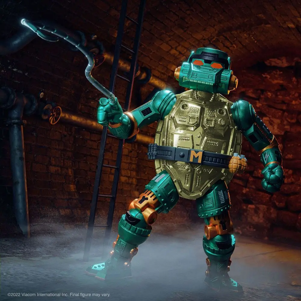 Teenage Mutant Ninja Turtles Ultimates Akcijska Figura Bojevnik Metalhead Michelangelo 18 cm fotografija izdelka