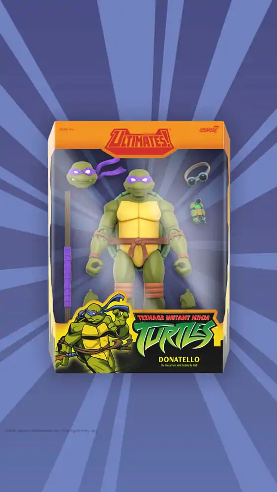 Teenage Mutant Ninja Turtles Ultimates Akcijska Figura Wave 12 Donatello 18 cm fotografija izdelka