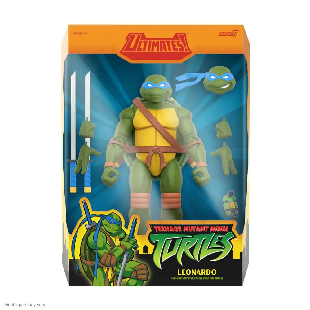 Teenage Mutant Ninja Turtles Ultimates akcijska figura Wave 12 Leonardo 18 cm fotografija izdelka