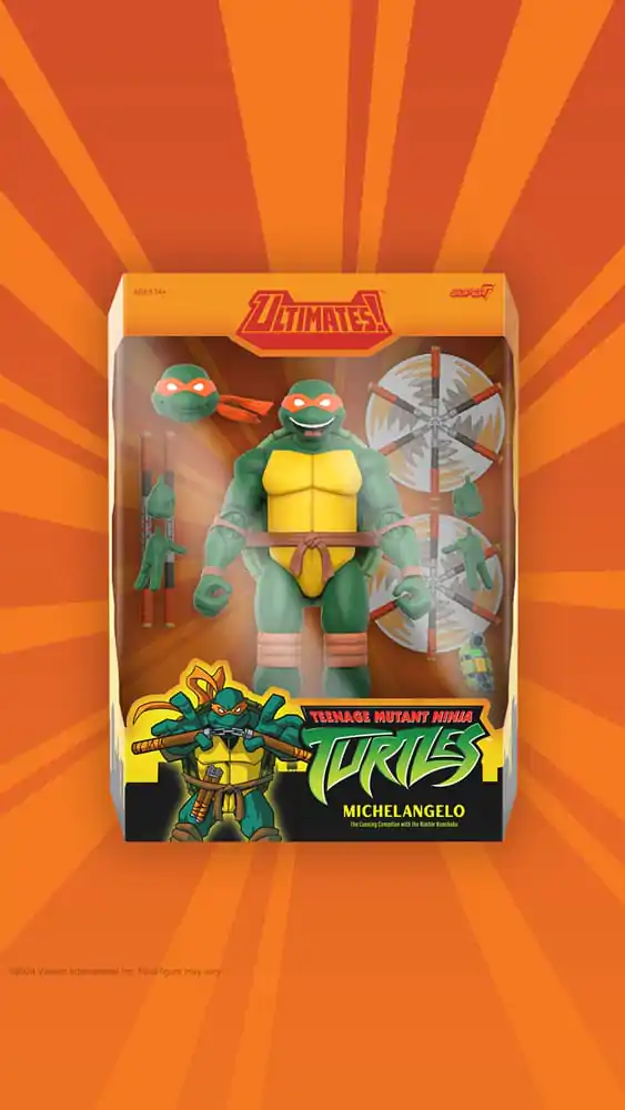 Teenage Mutant Ninja Turtles Ultimates Akcijska Figura Serija 12 Michelangelo 18 cm fotografija izdelka