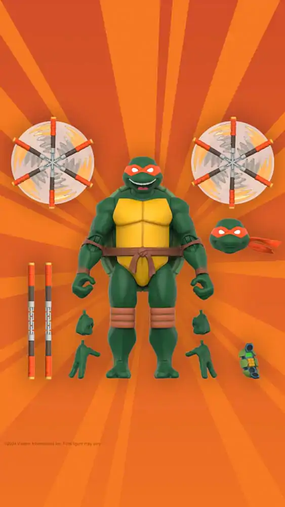 Teenage Mutant Ninja Turtles Ultimates Akcijska Figura Serija 12 Michelangelo 18 cm fotografija izdelka