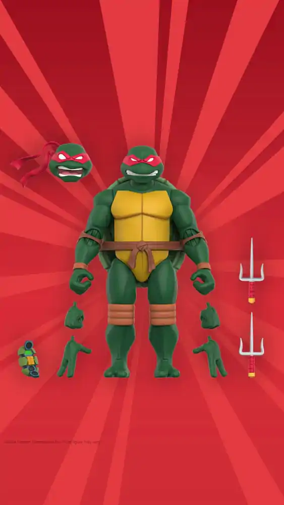 Želve Ninja Mutantke Najstnice Ultimates Akcijska Figura Wave 12 Raphael 18 cm fotografija izdelka