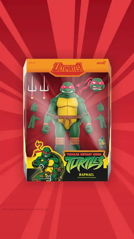 Želve Ninja Mutantke Najstnice Ultimates Akcijska Figura Wave 12 Raphael 18 cm fotografija izdelka