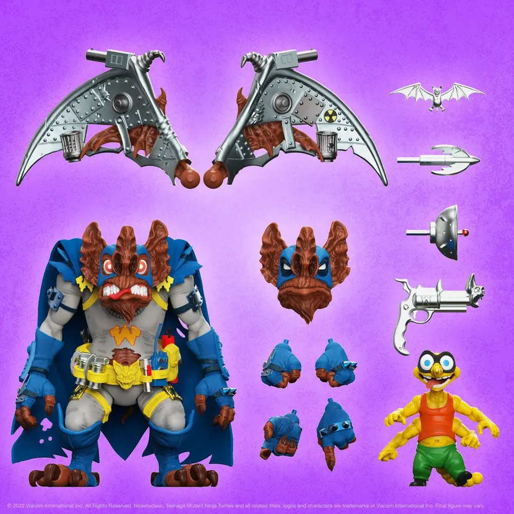 Teenage Mutant Ninja Turtles Ultimates Akcijska Figura Wingnut & Screwloose 18 cm fotografija izdelka