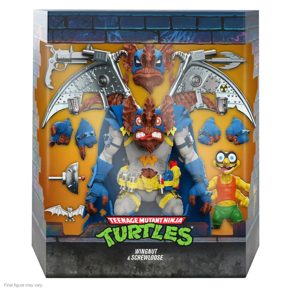 Teenage Mutant Ninja Turtles Ultimates Akcijska Figura Wingnut & Screwloose 18 cm fotografija izdelka