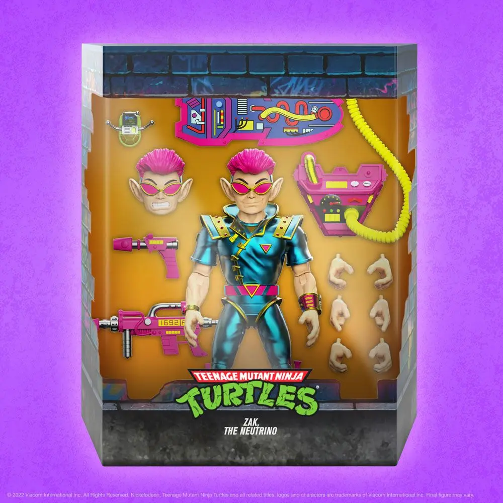 Teenage Mutant Ninja Turtles Ultimates akcijska figura Zak, The Neutrino 18 cm fotografija izdelka