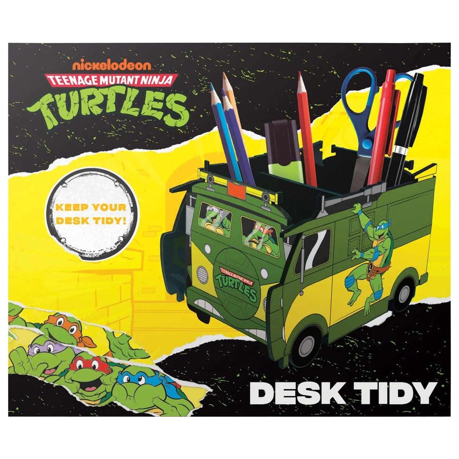 Teenage Mutant Ninja Turtles stojalo za pisala in pripomočke Van 23 cm fotografija izdelka