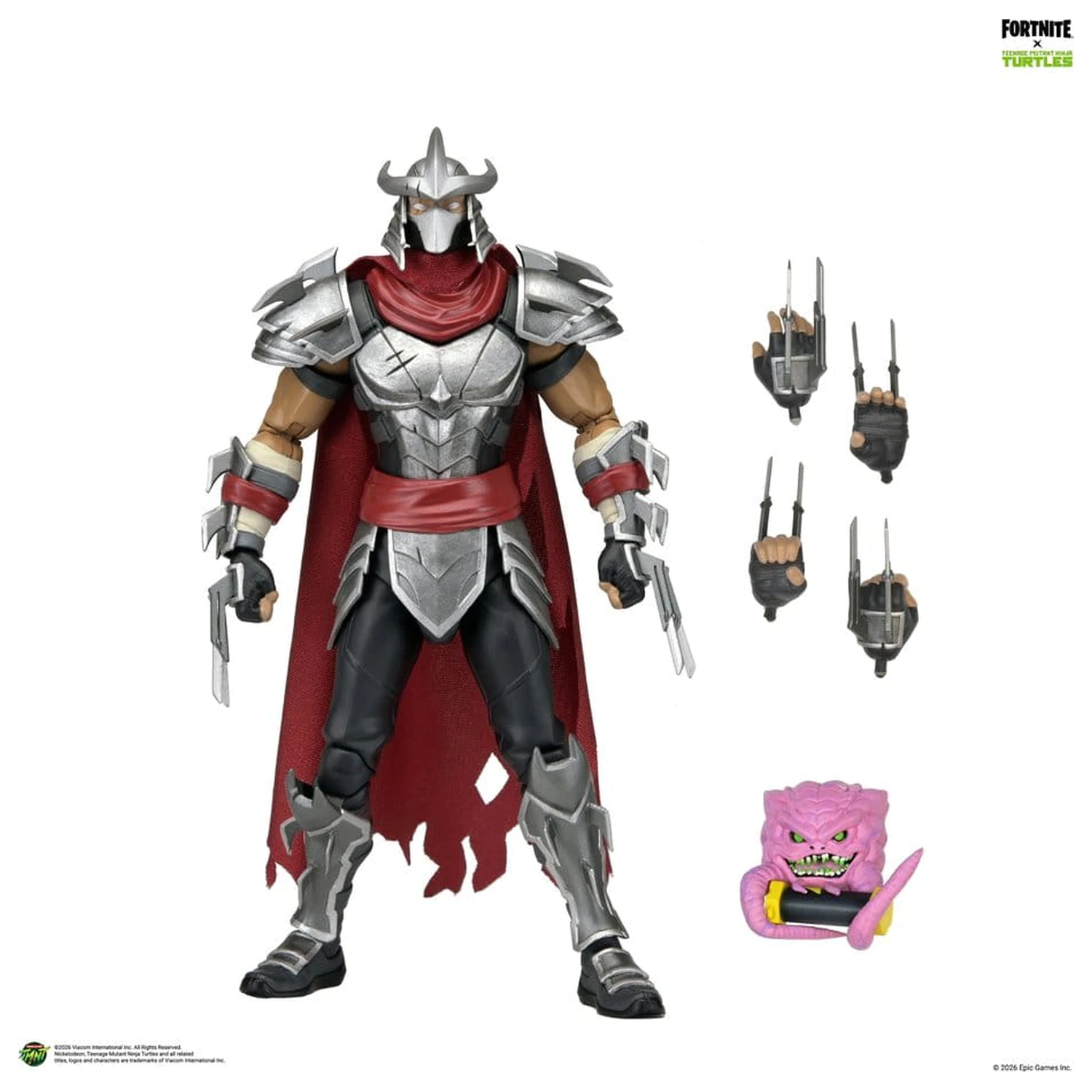 Teenage Mutant Ninja Turtles x Fortnite akcijska figura Shredder 18 cm fotografija izdelka