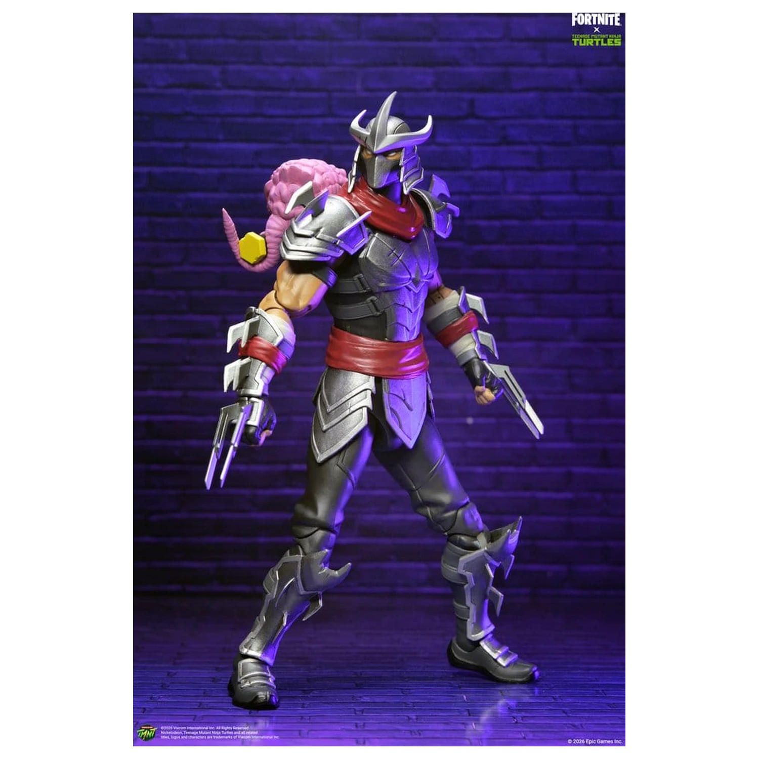Teenage Mutant Ninja Turtles x Fortnite akcijska figura Shredder 18 cm fotografija izdelka