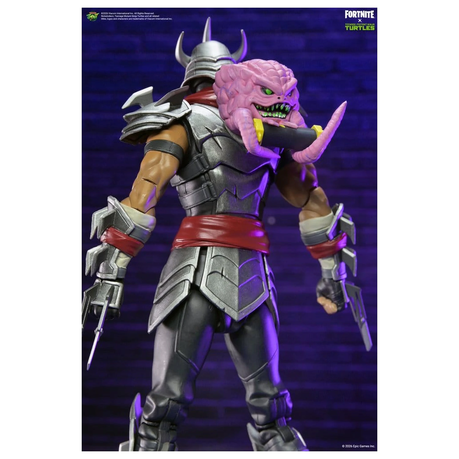 Teenage Mutant Ninja Turtles x Fortnite akcijska figura Shredder 18 cm fotografija izdelka