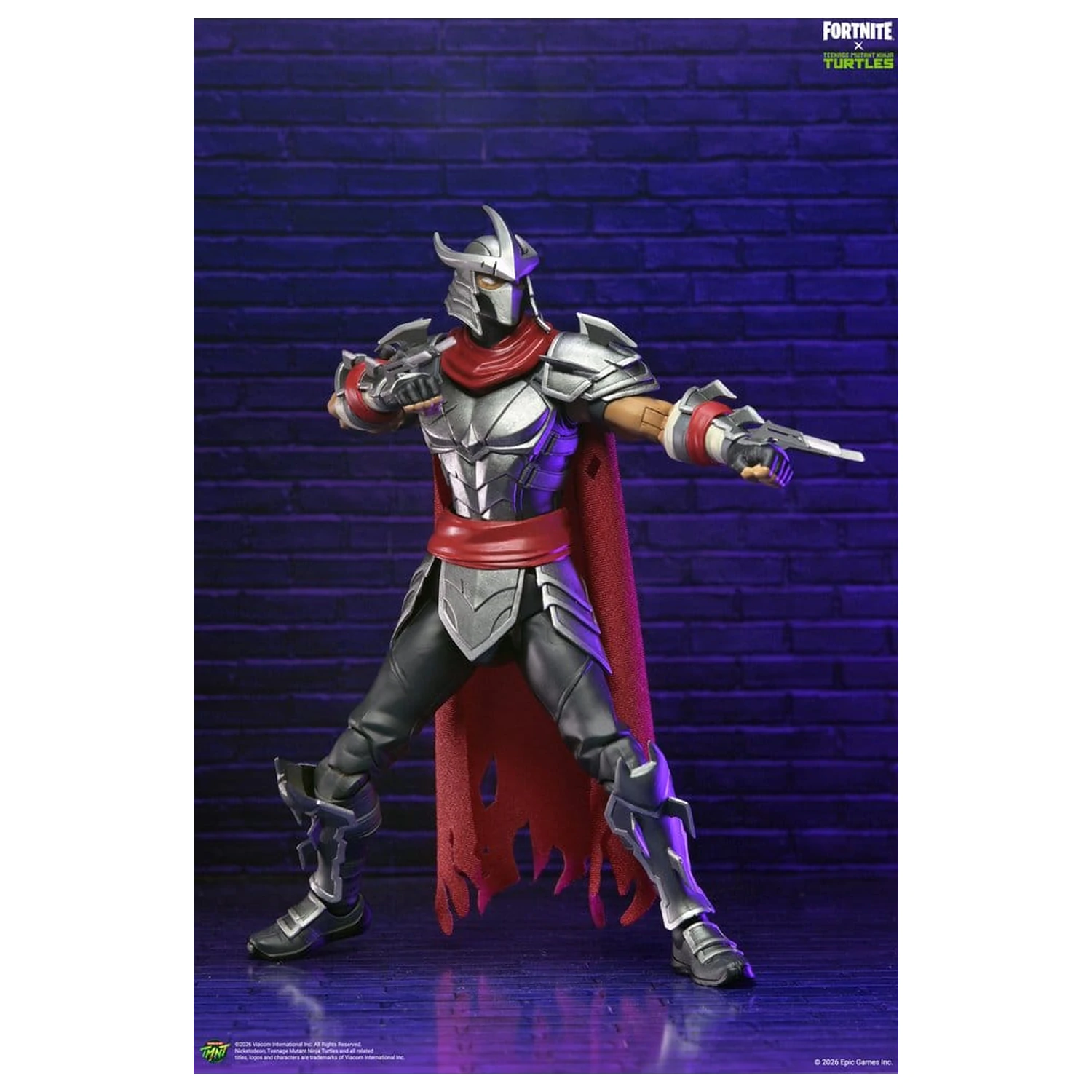 Teenage Mutant Ninja Turtles x Fortnite akcijska figura Shredder 18 cm fotografija izdelka