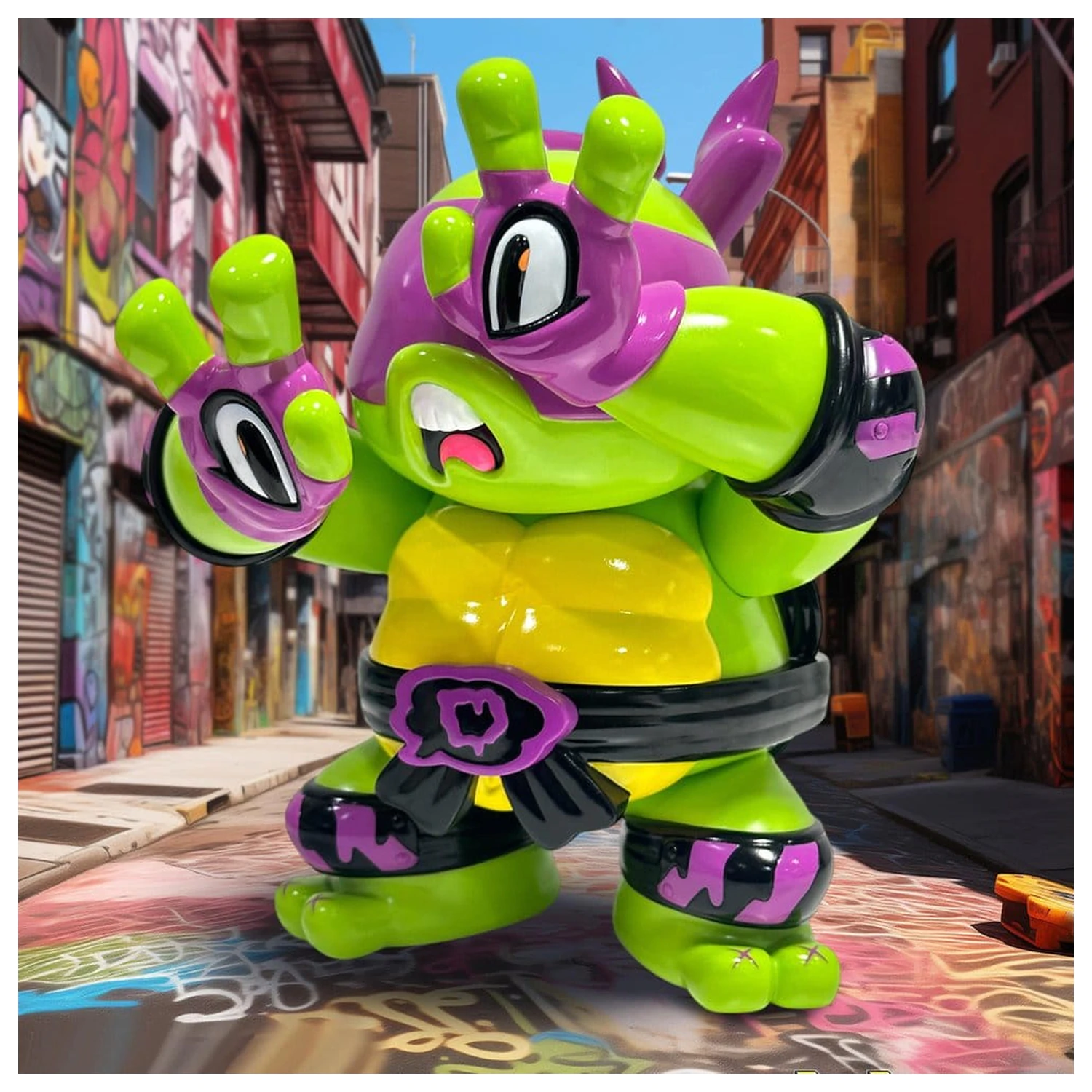 Teenage Mutant Ninja Turtles x Grape Brain Vinilna figura Donatello 24 cm fotografija izdelka