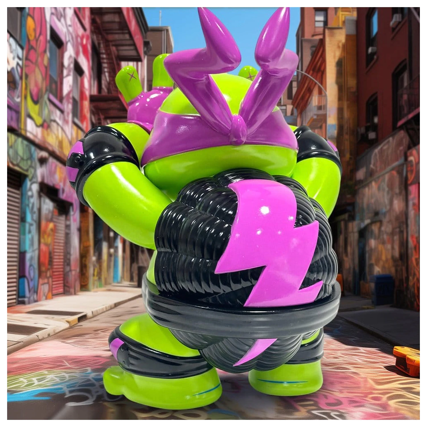 Teenage Mutant Ninja Turtles x Grape Brain Vinilna figura Donatello 24 cm fotografija izdelka