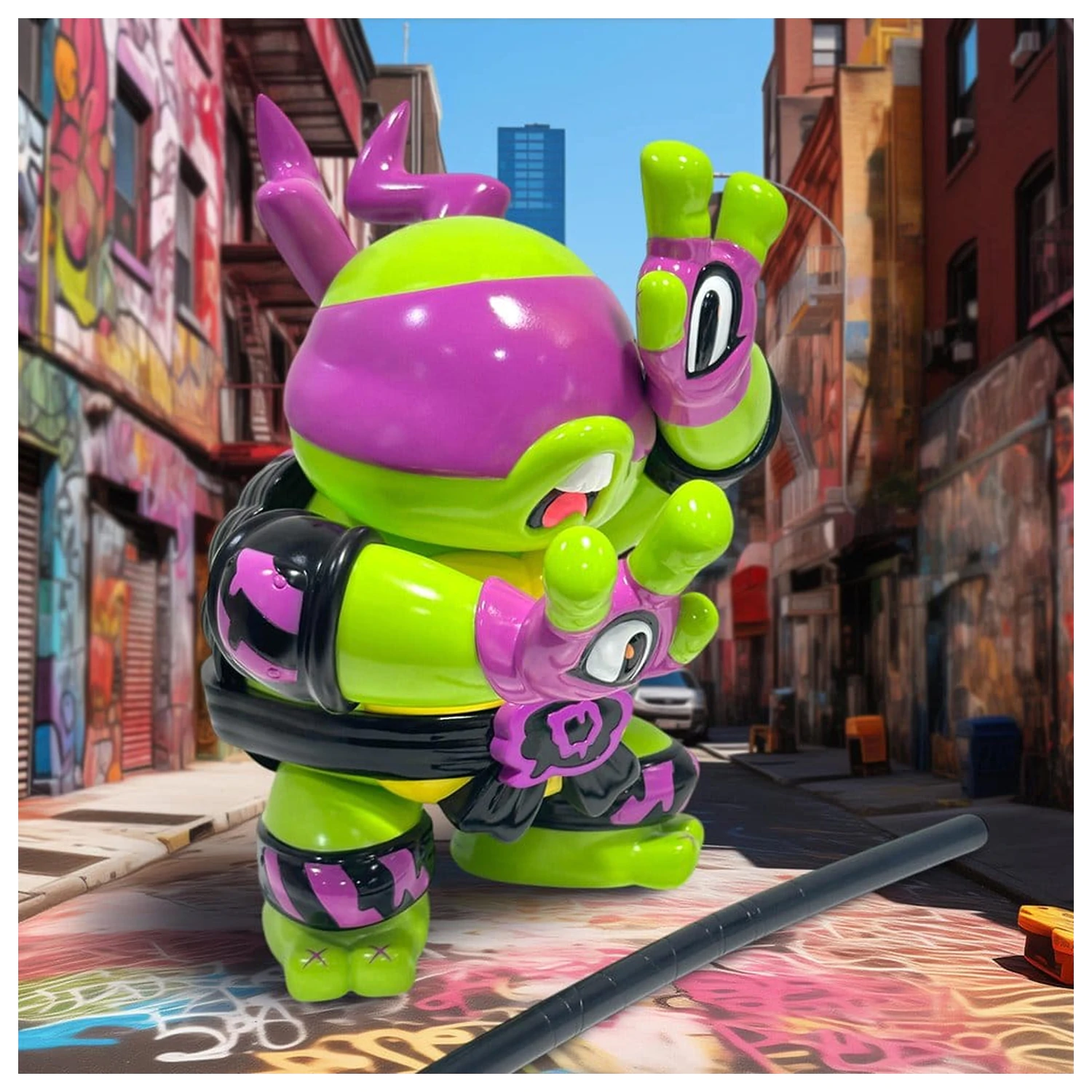 Teenage Mutant Ninja Turtles x Grape Brain Vinilna figura Donatello 24 cm fotografija izdelka