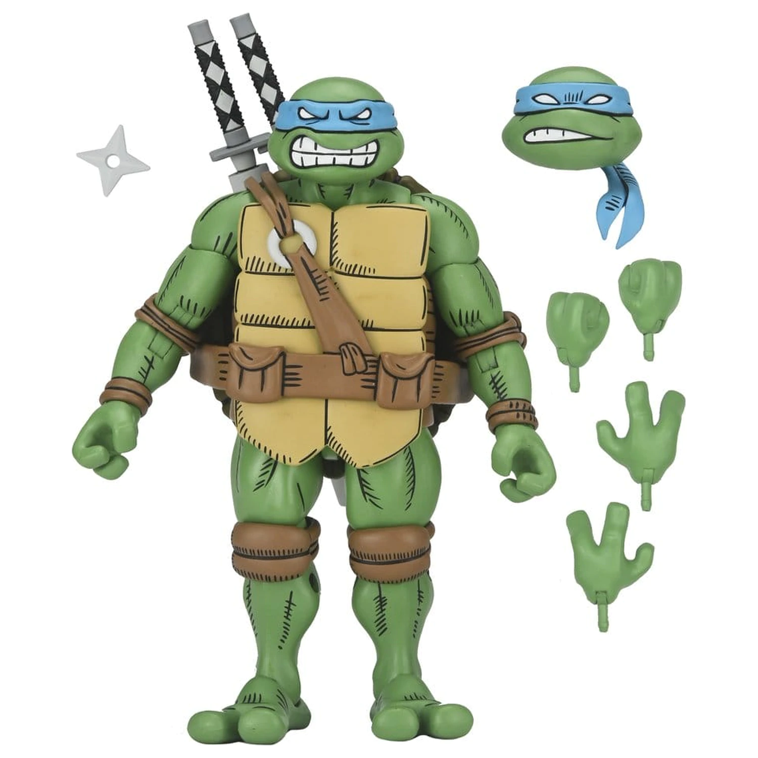 Teenage Mutant Ninja Turtles x Usagi Yojimbo Ultimate Akcijska figura Leonardo 18 cm fotografija izdelka