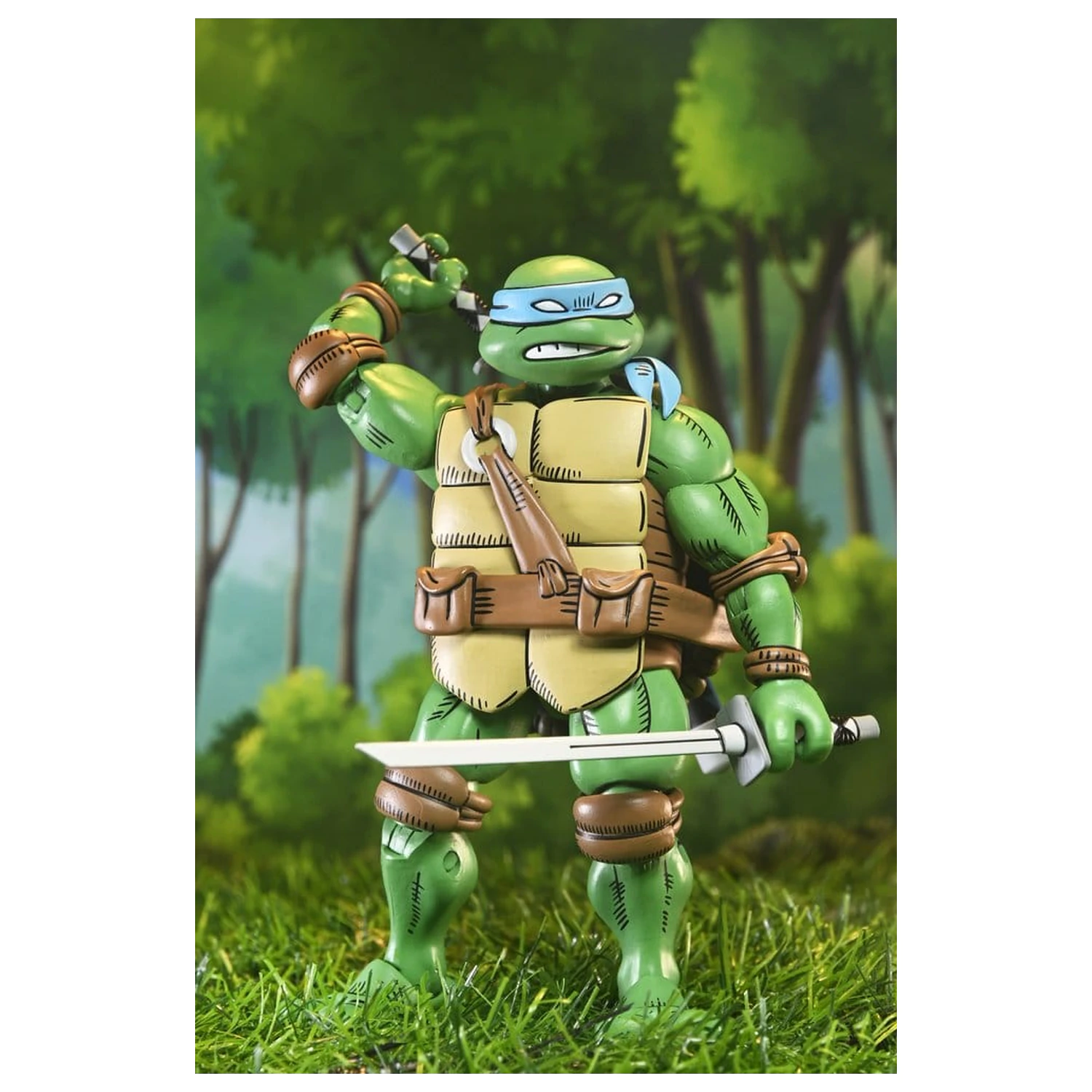 Teenage Mutant Ninja Turtles x Usagi Yojimbo Ultimate Akcijska figura Leonardo 18 cm fotografija izdelka