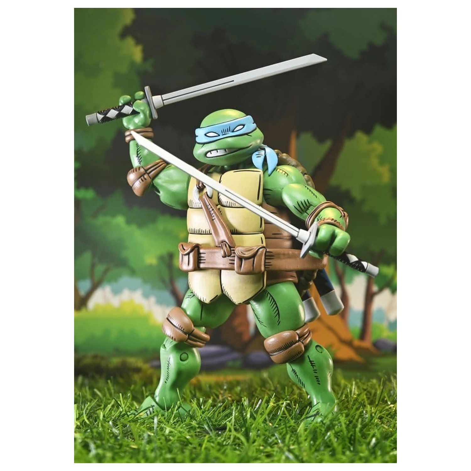Teenage Mutant Ninja Turtles x Usagi Yojimbo Ultimate Akcijska figura Leonardo 18 cm fotografija izdelka