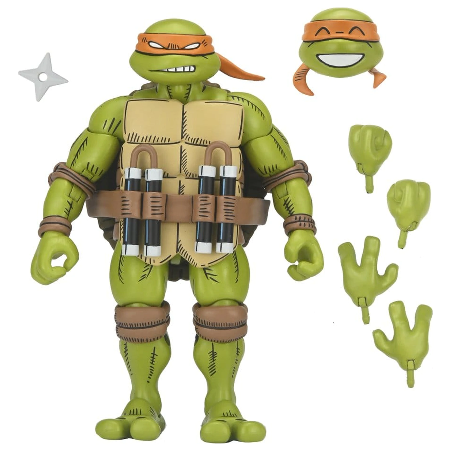 Teenage Mutant Ninja Turtles x Usagi Yojimbo Ultimate Akcijska figura Michelangelo 18 cm fotografija izdelka