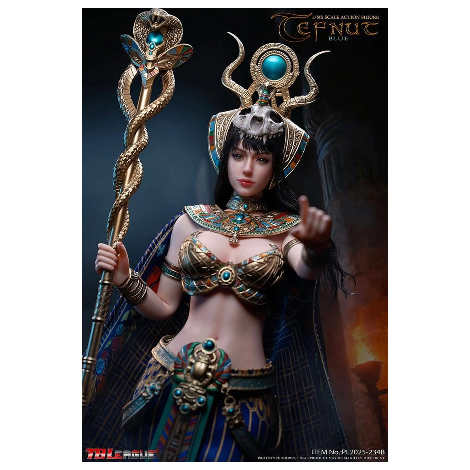 Tefnut akcijska figura 1/6 modra izdaja 30 cm fotografija izdelka