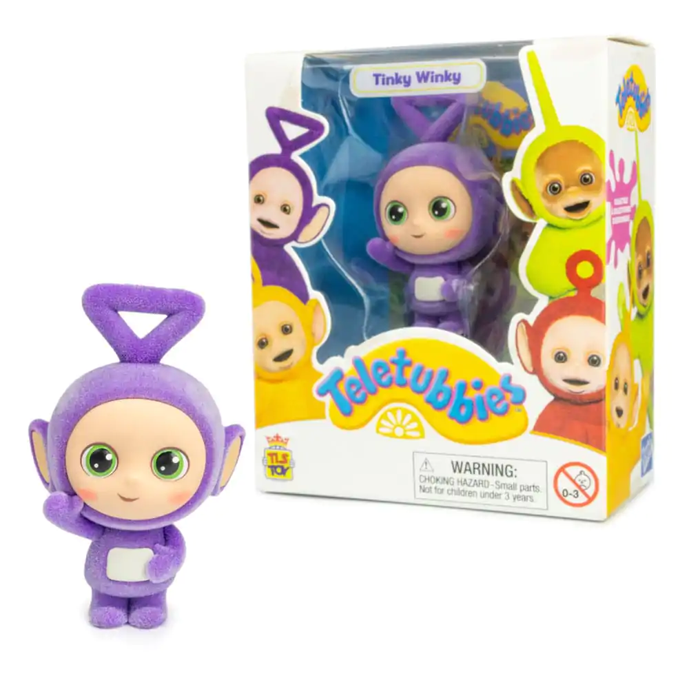 Teletubbies Cheebee Mini figurica Tinky Winky Flocked 6 cm fotografija izdelka