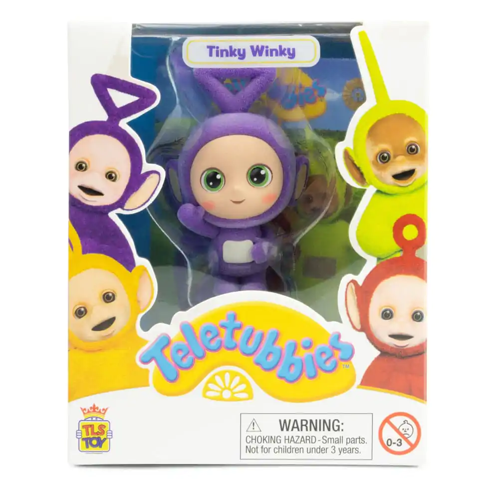 Teletubbies Cheebee Mini figurica Tinky Winky Flocked 6 cm fotografija izdelka