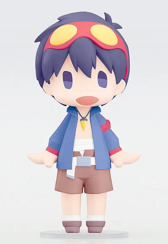 Tengen Toppa Gurren Lagann HELLO! GOOD SMILE Akcijska Figura Simon 10 cm fotografija izdelka